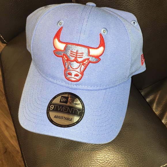 baby blue bulls hat